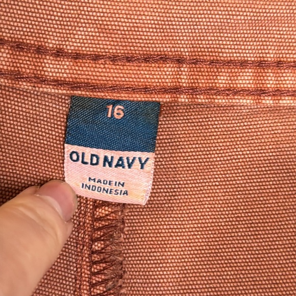 ๐ 2/$25 Old Navy Extra High-Waisted Wide-Leg Workwear Pants in A Little Rusty - Picture 6 of 8